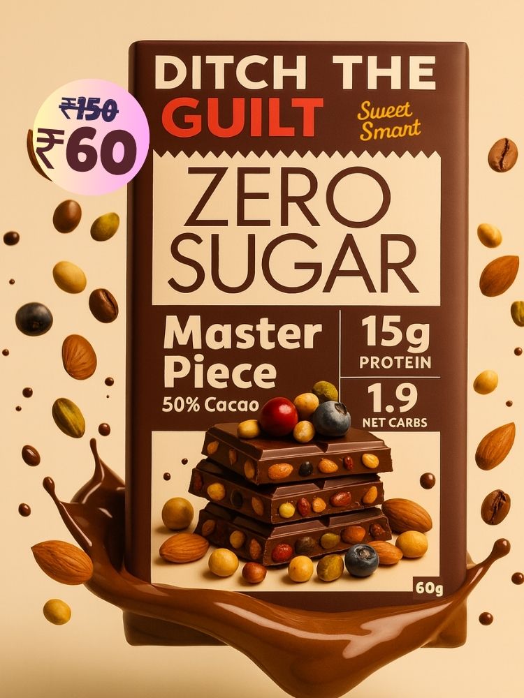 Master Piece • 15g Protein •  Sugar Free Dark Chocolate • 60g
