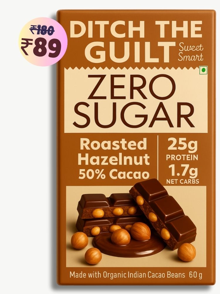 Mighty Hazelnut • 25g Protein • Sugar Free Dark Chocolate • 60g bar