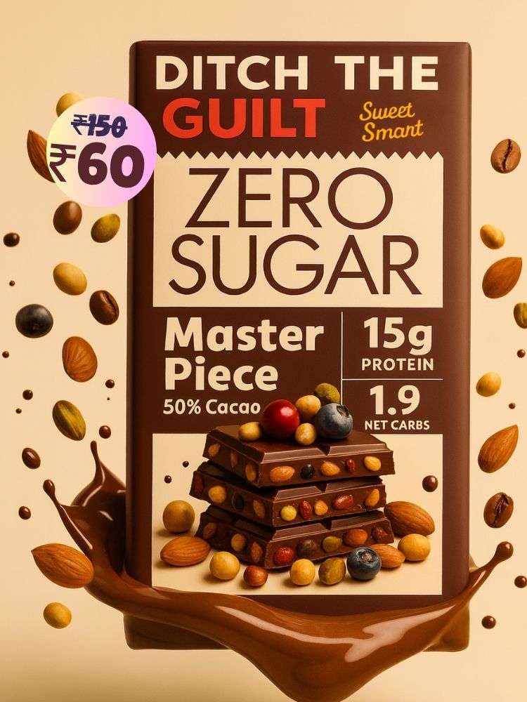 Master Piece • 15g Protein •  Sugar Free Dark Chocolate • 40g