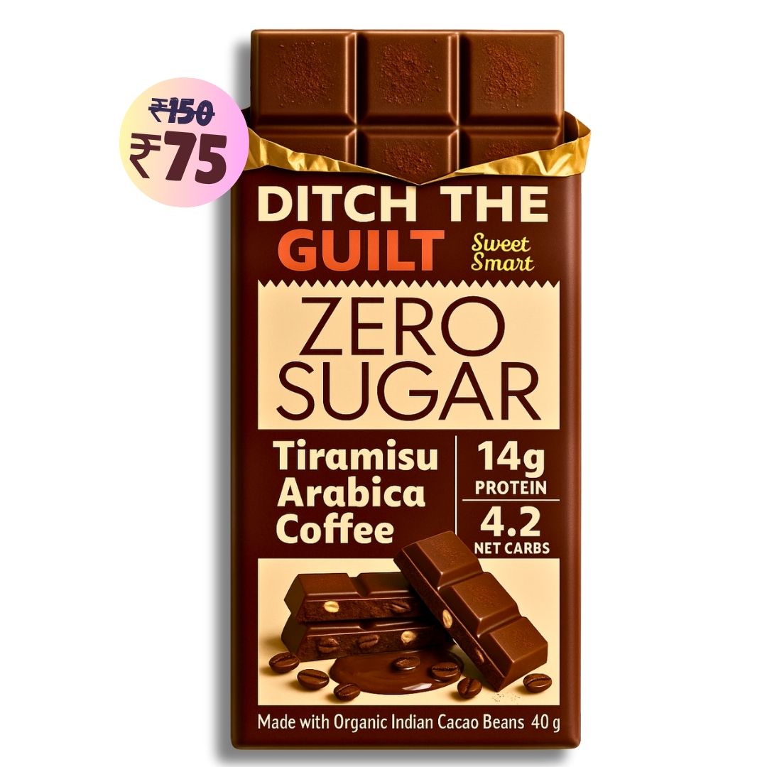 Tiramisu Coffee • 14g Protein • Sugar Free Dark Chocolate • 40g bar