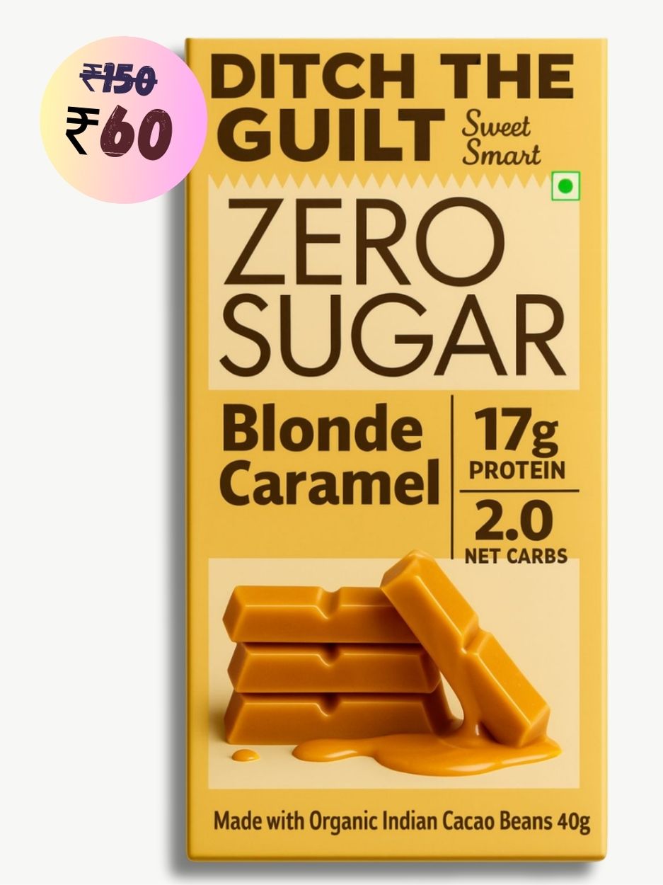 Blonde Sugar Free Caramel  • 17g Protein •  Sugar Free White Chocolate • 40g