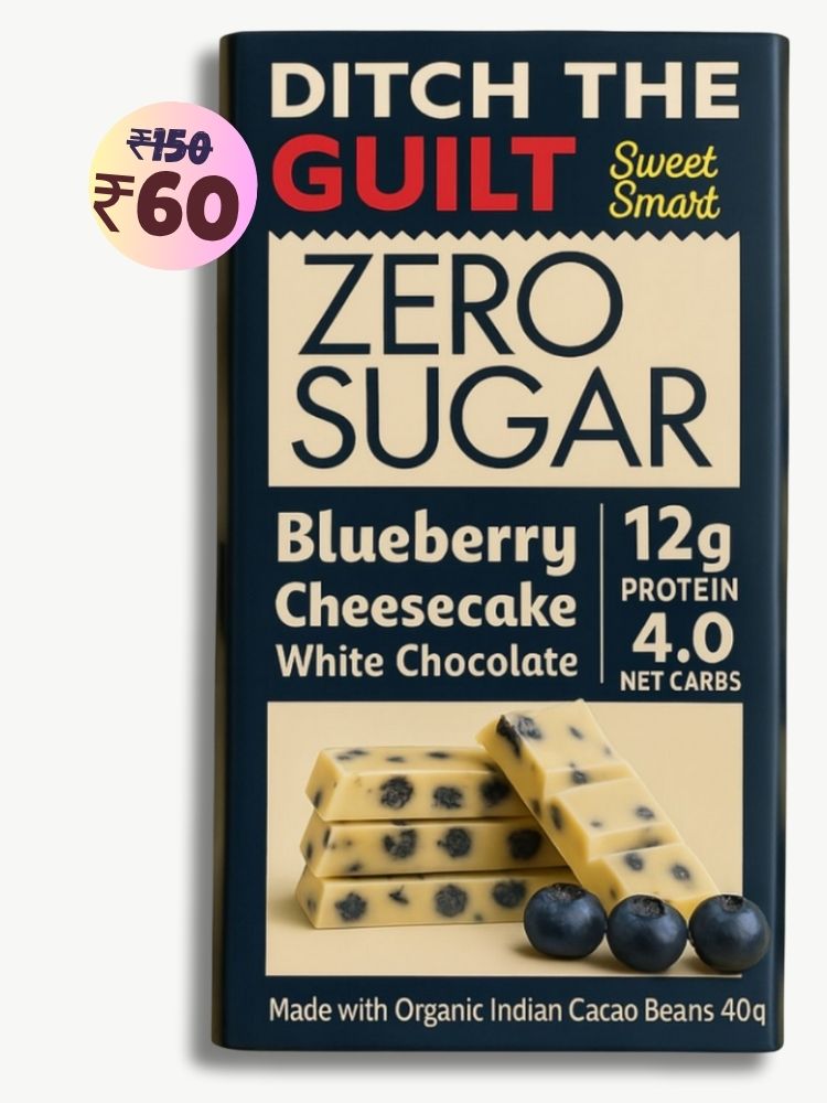 Blueberry Cheese Cake • 12g Protein • Sugar Free White Chocolate • 40g