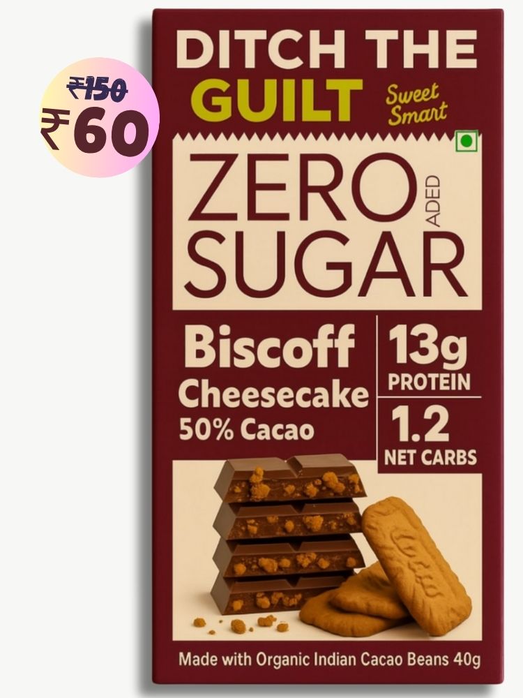 Biscoff Crunchy • 13g Protein •  Sugar Free Dark Chocolate • 40g