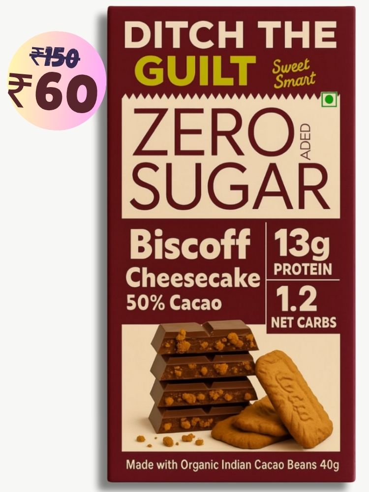 Biscoff Crunchy • 13g Protein •  Sugar Free Dark Chocolate • 40g