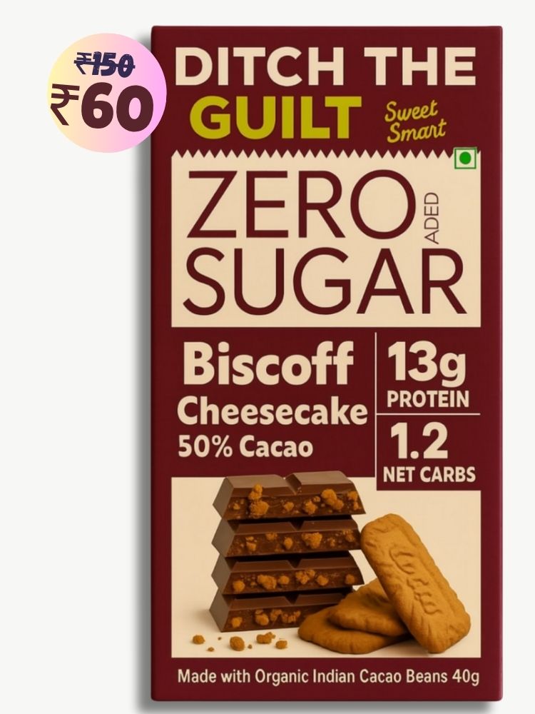 Biscoff Crunchy • 13g Protein •  Sugar Free Dark Chocolate • 40g