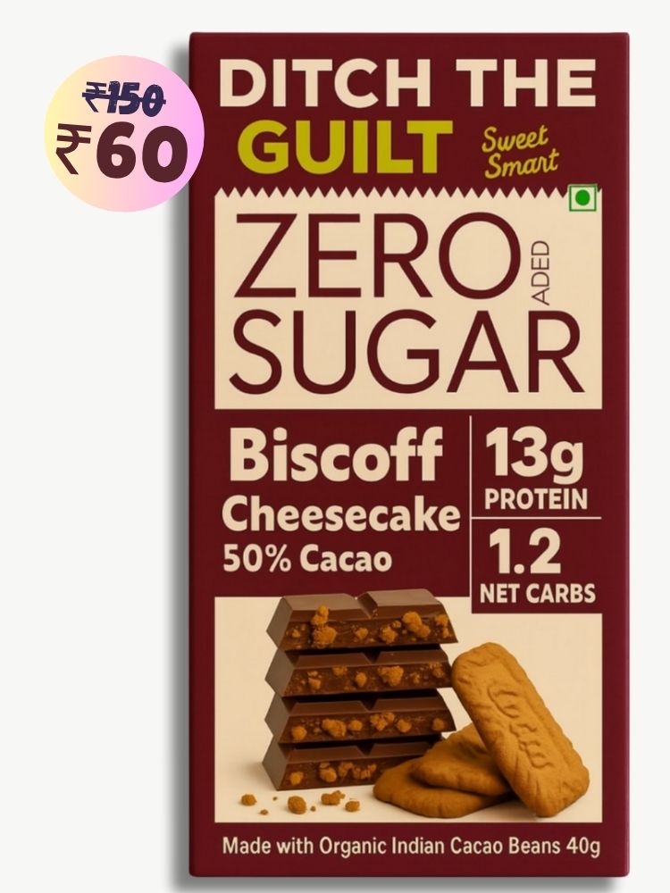 Biscoff Crunchy • 13g Protein •  Sugar Free Dark Chocolate • 40g