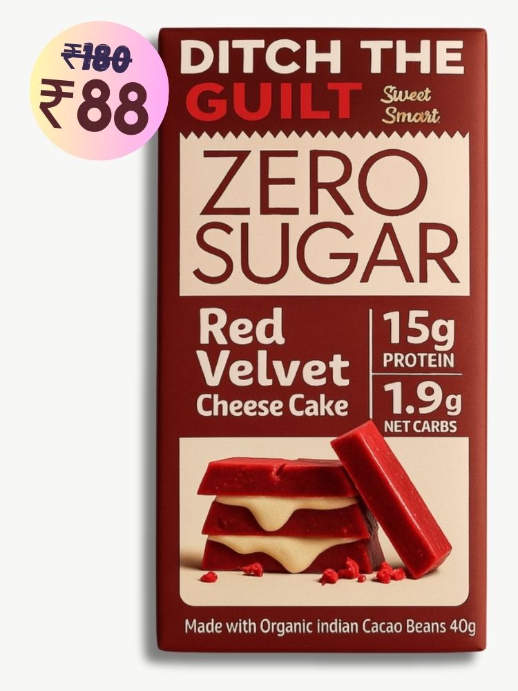 Red Velvet Cheese Cake • 15g Protein •  Sugar Free White Chocolate • 40g