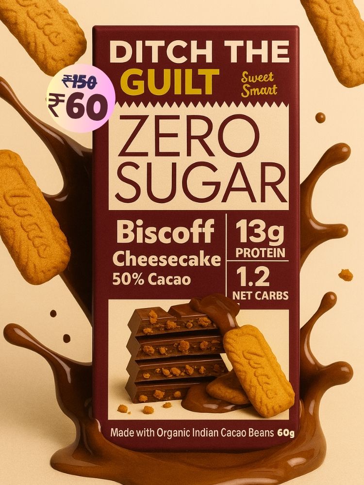 Biscoff Crunchy • 13g Protein •  Sugar Free Dark Chocolate • 60g
