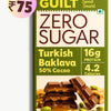 Center Filled - Turkish Baklava • 16g Protein • Sugar Free Dark Chocolate • 40g