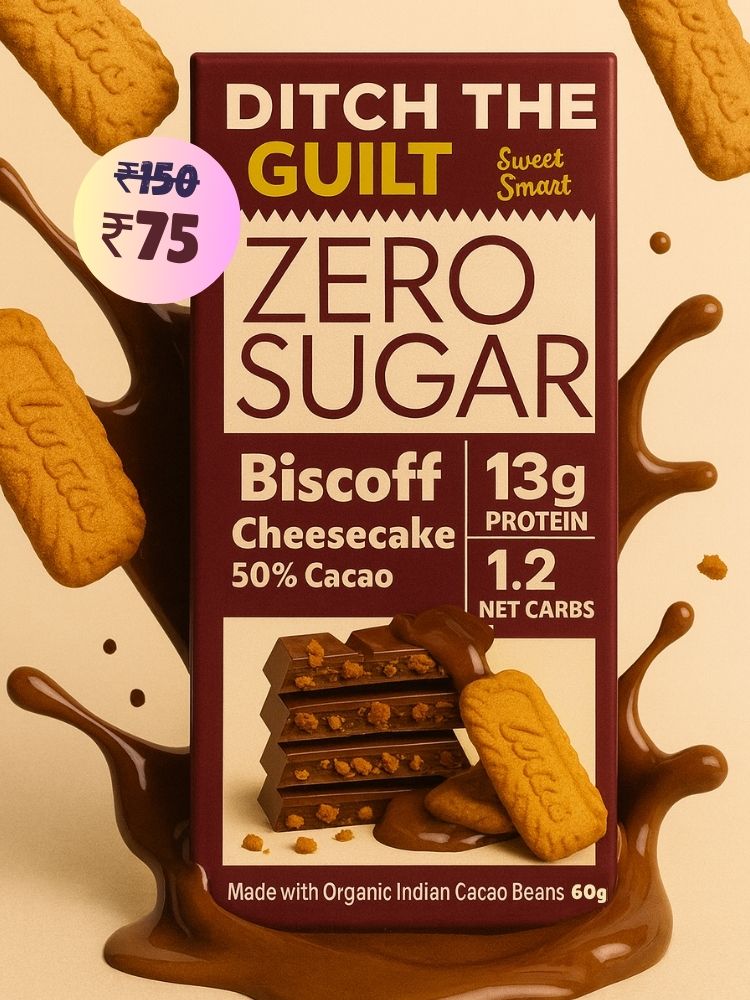 Biscoff Crunchy • 13g Protein •  Sugar Free Dark Chocolate • 60g