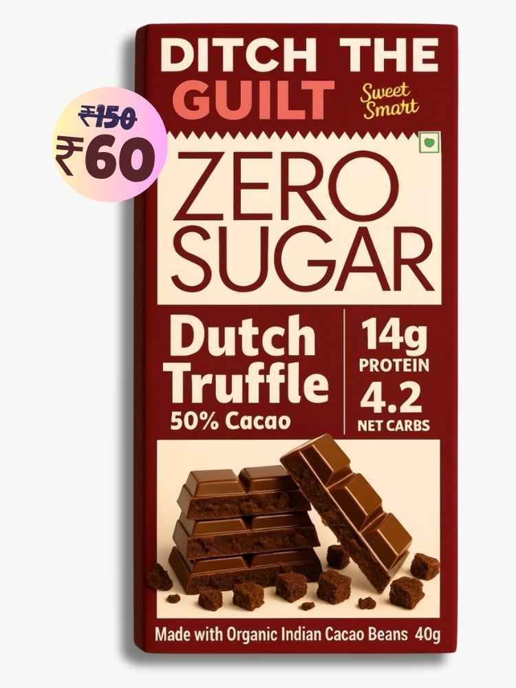 Dutch Truffle • 14g Protein •  Sugar Free Dark Chocolate • 40g