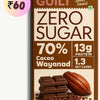 70% Wayanad Indian Cacao • 13g Protein •  Sugar Free Dark Chocolate • 40g