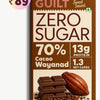 70% Wayanad Indian Cacao • 13g Protein •  Sugar Free Dark Chocolate • 40g