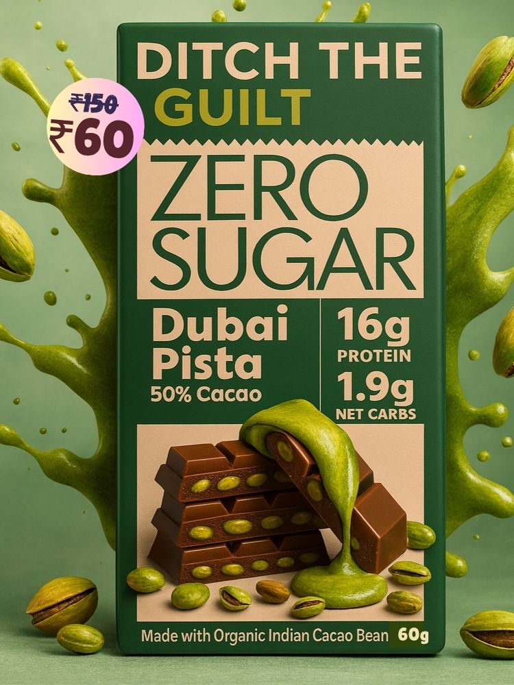 Dubai Pista Kunafa • 16g Protein •  Sugar Free Dark Chocolate • 60g
