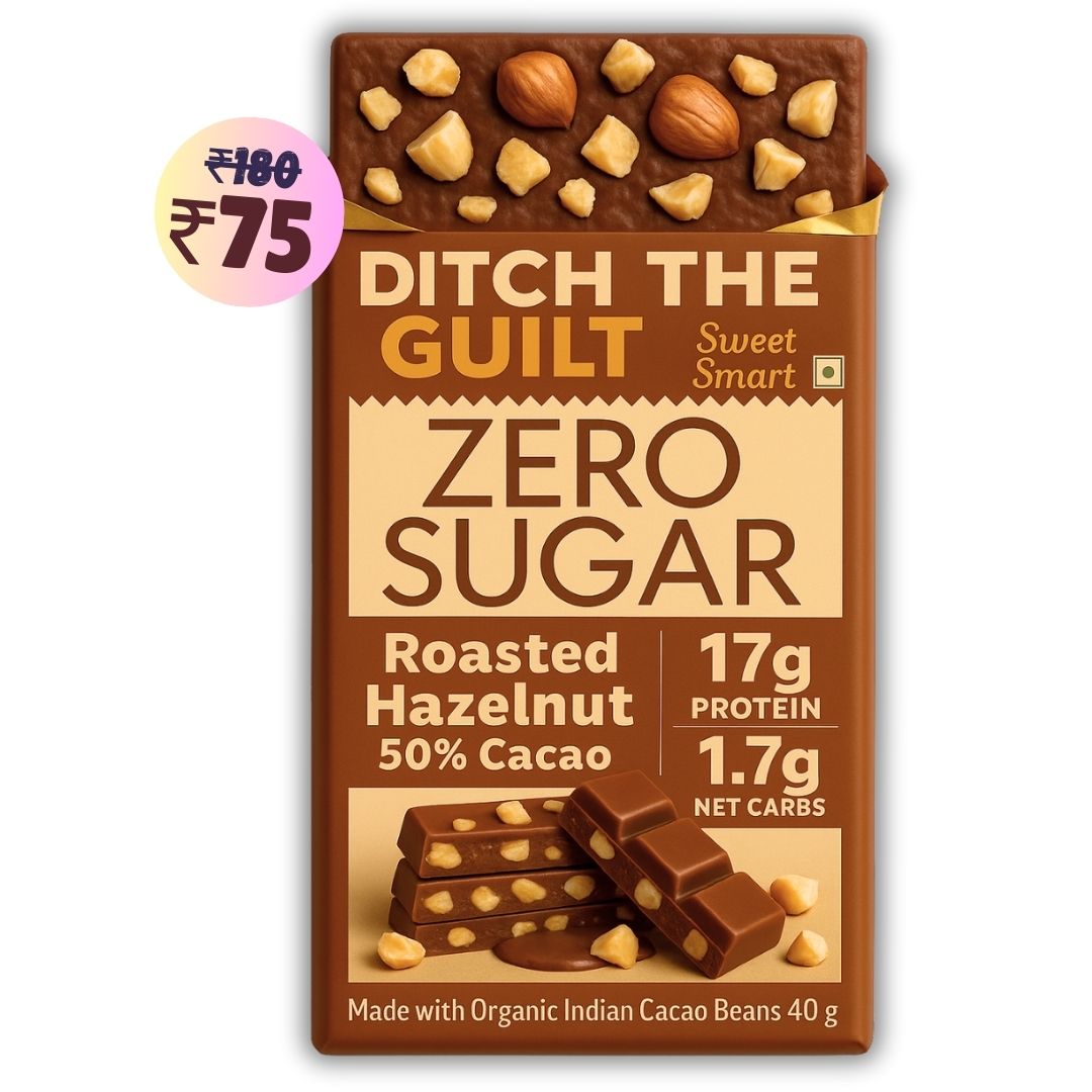 Mighty Hazelnut • 17g Protein • Sugar Free Dark Chocolate • 40g bar
