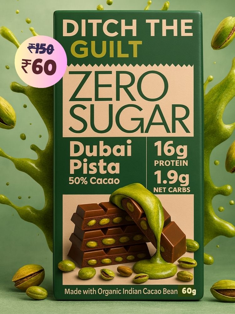 Dubai Pista Kunafa • 16g Protein •  Sugar Free Dark Chocolate • 60g