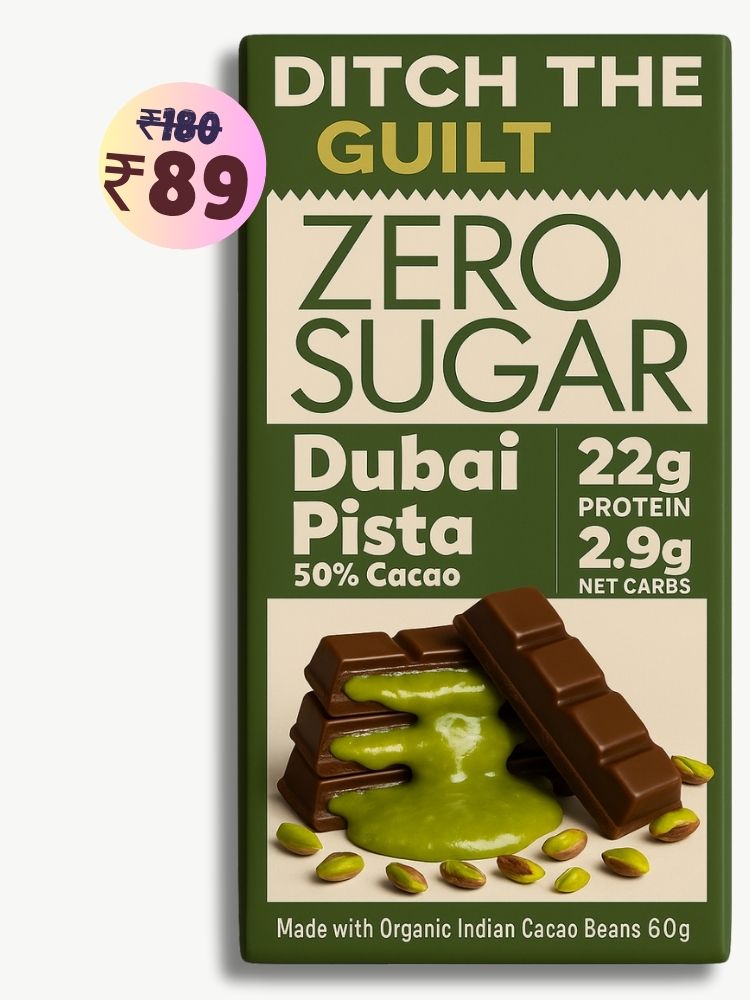 Viral Dubai Pista Kunafa • 22g Protein • Sugar Free Dark Chocolate • 60g bar