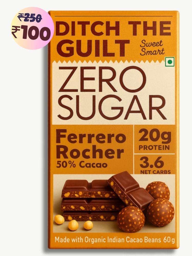 Ferrero rocher • 20g Protein • Sugar Free Dark Chocolate • 60g
