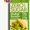 Dubai Kunafa Cheese Cake • 17g Protein • Sugar Free White Chocolate • 40g