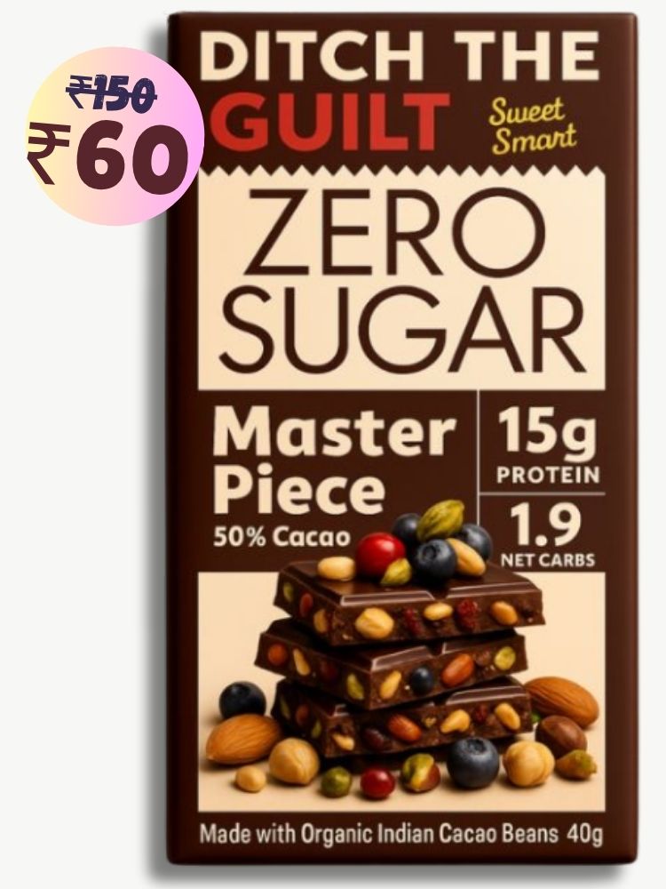 Master Piece • 15g Protein •  Sugar Free Dark Chocolate • 40g