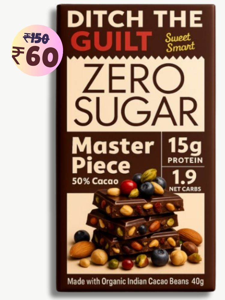 Master Piece • 15g Protein •  Sugar Free Dark Chocolate • 40g