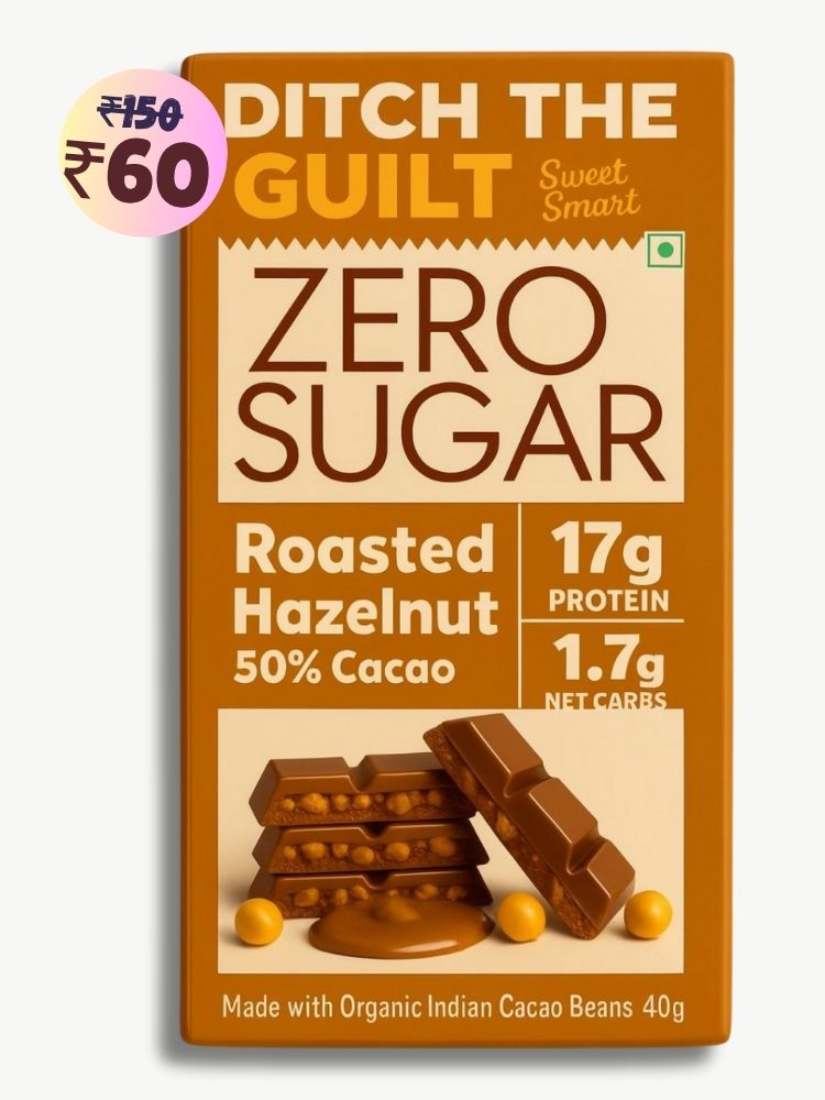Mighty Hazelnut • 17g Protein • Sugar Free Dark Chocolate • 40g