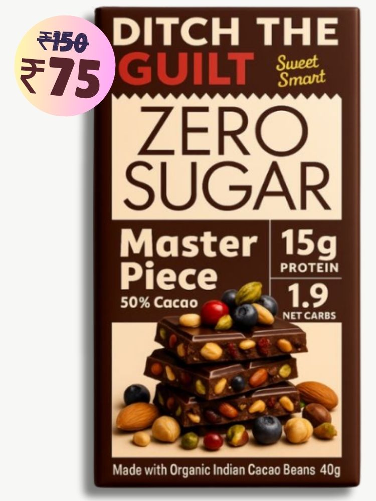 Master Piece • 15g Protein •  Sugar Free Dark Chocolate • 40g