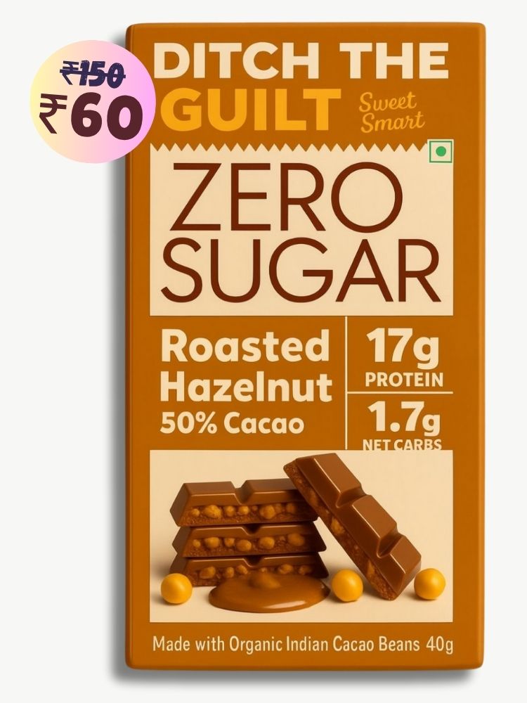 Mighty Hazelnut • 17g Protein • Sugar Free Dark Chocolate • 40g