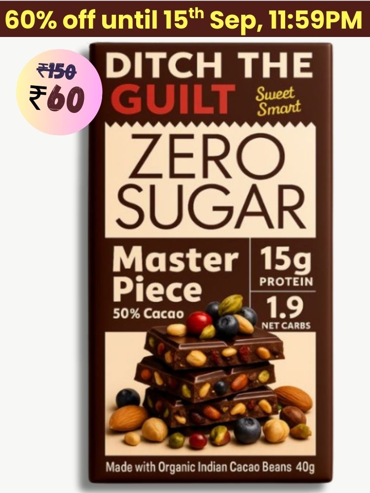 Master Piece • 15g Protein •  Sugar Free Dark Chocolate • 40g