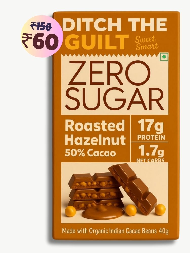 Mighty Hazelnut • 17g Protein • Sugar Free Dark Chocolate • 40g
