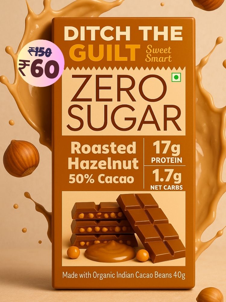Mighty Hazelnut • 17g Protein • Sugar Free Dark Chocolate • 40g