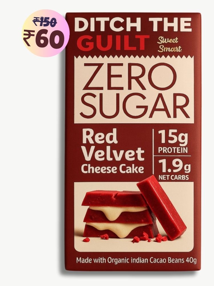 Red Velvet Cheese Cake • 15g Protein •  Sugar Free White Chocolate • 40g