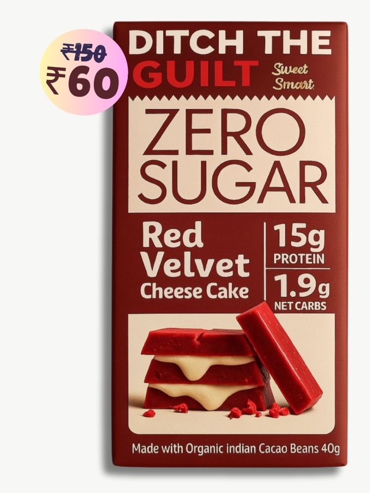 Red Velvet Cheese Cake • 15g Protein •  Sugar Free White Chocolate • 40g