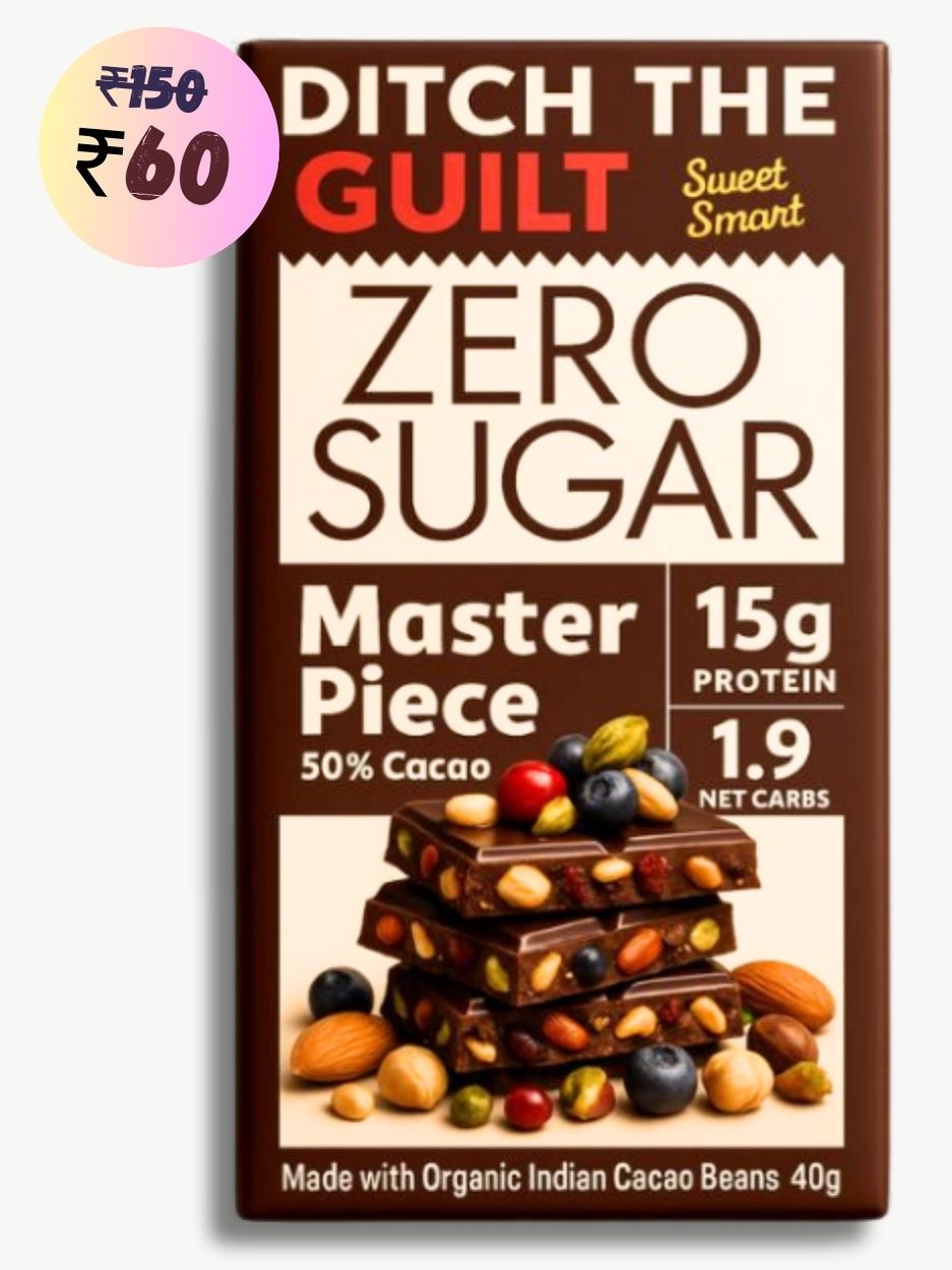 Master Piece • 15g Protein •  Sugar Free Dark Chocolate • 40g