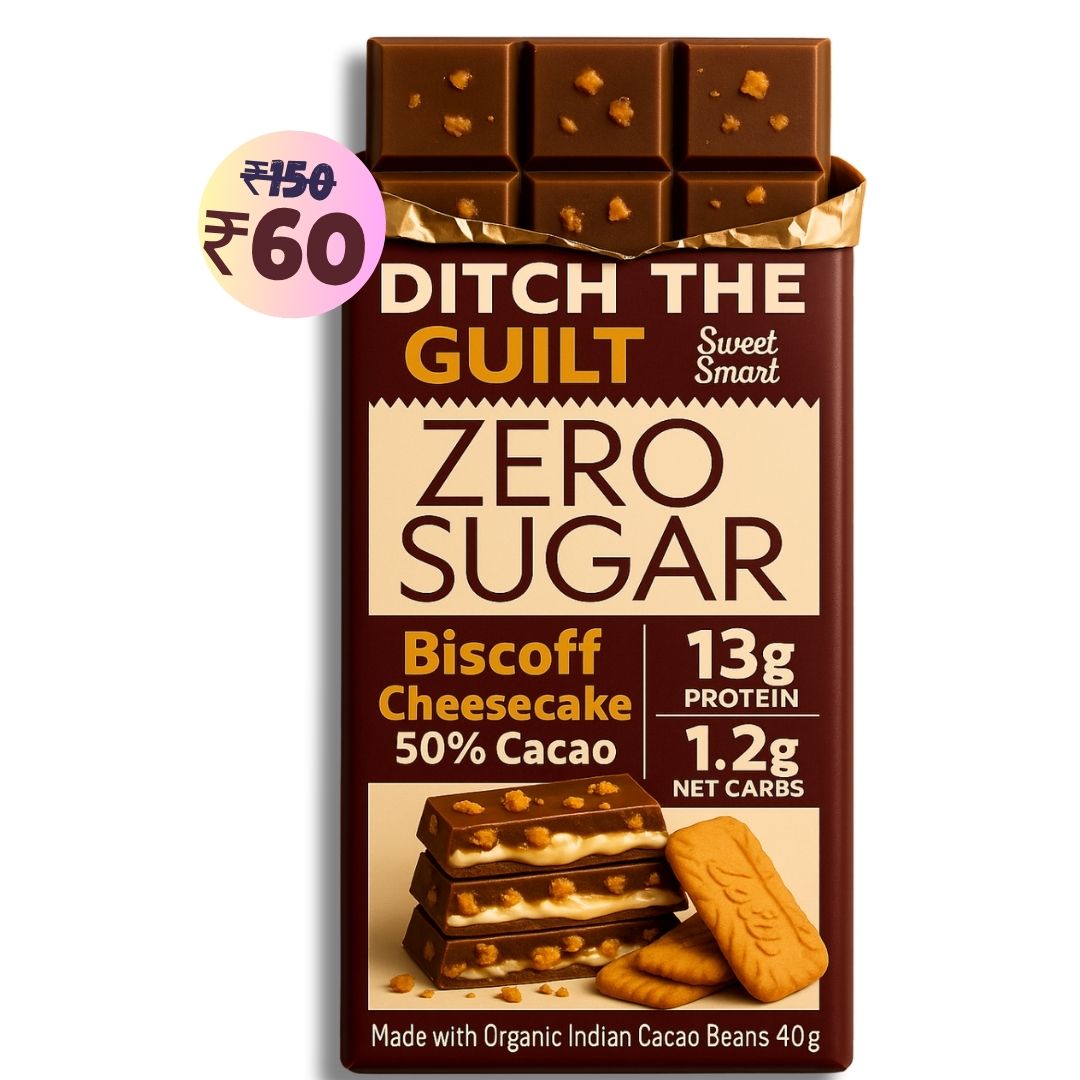Biscoff Crunchy • 13g Protein • Sugar Free Dark Chocolate • 40g bar