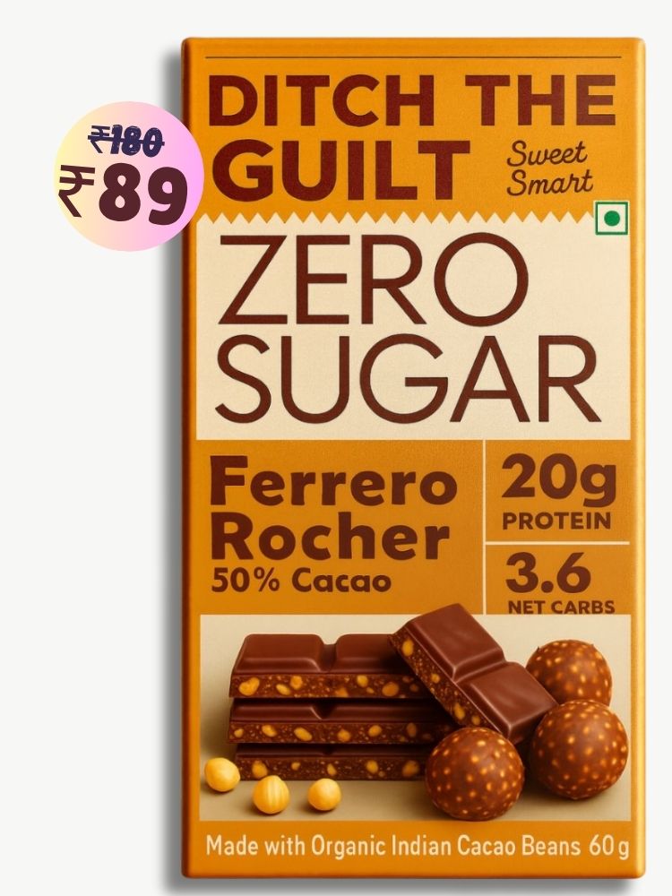 Ferrero Rocher • 20g Protein • Sugar Free Dark Chocolate • 60g bar