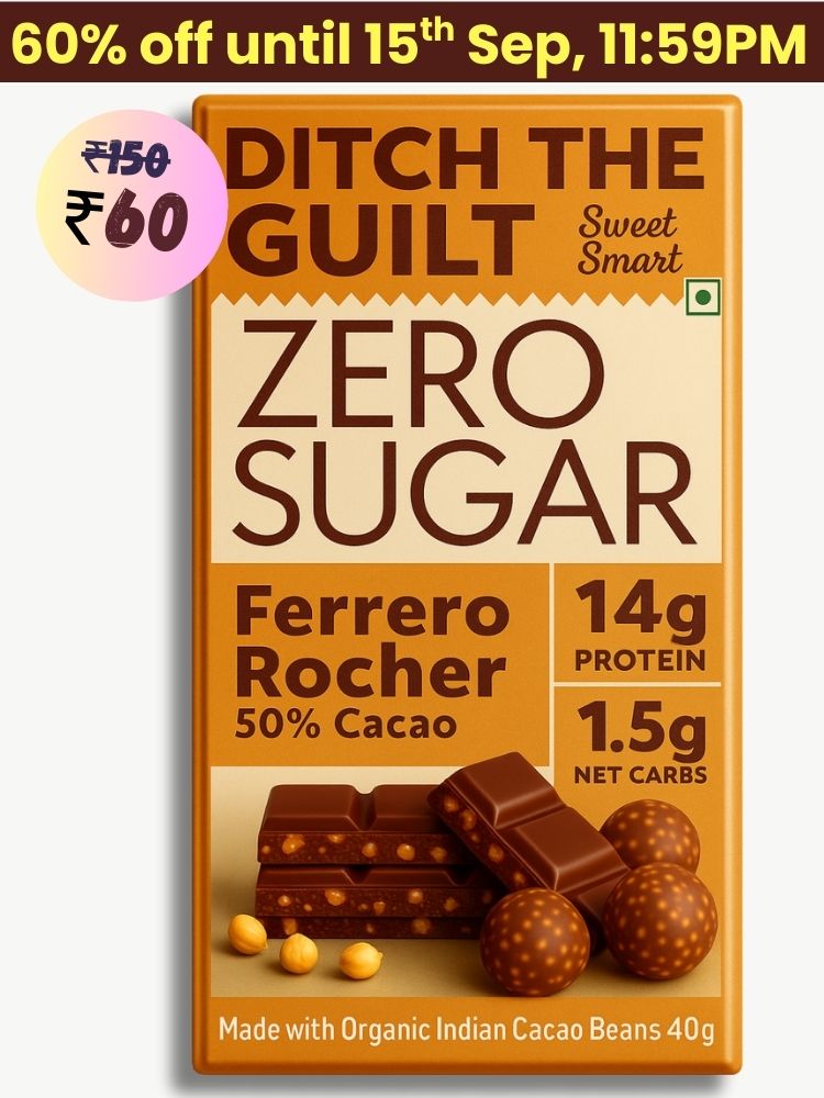 Ferrero rocher • 14g Protein • Sugar Free Dark Chocolate • 40g