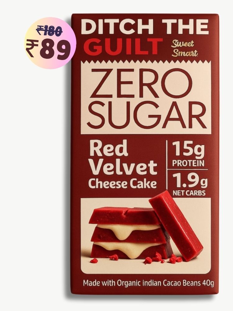 Red Velvet Cheese Cake • 15g Protein •  Sugar Free White Chocolate • 40g