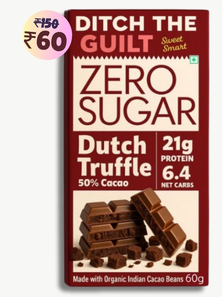 Dutch Truffle • 14g Protein •  Sugar Free Dark Chocolate • 40g