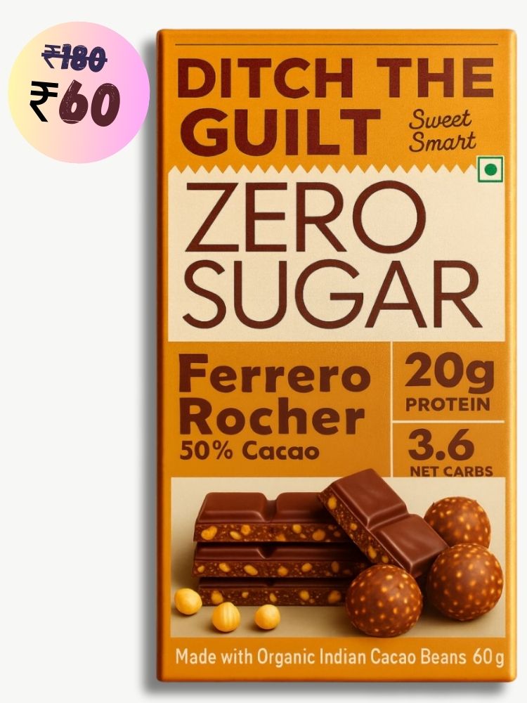 Ferrero rocher • 20g Protein • Sugar Free Dark Chocolate • 60g