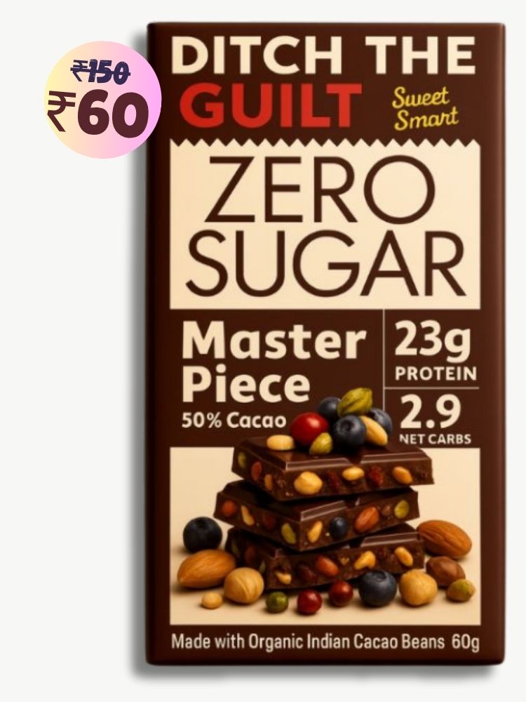 Master Piece • 23g Protein • Sugar Free Dark Chocolate • 60g bar