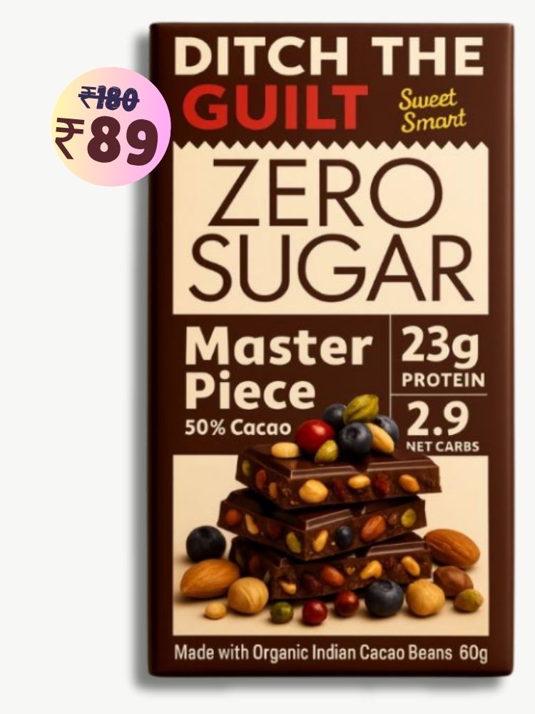 Master Piece • 23g Protein • Sugar Free Dark Chocolate • 60g bar