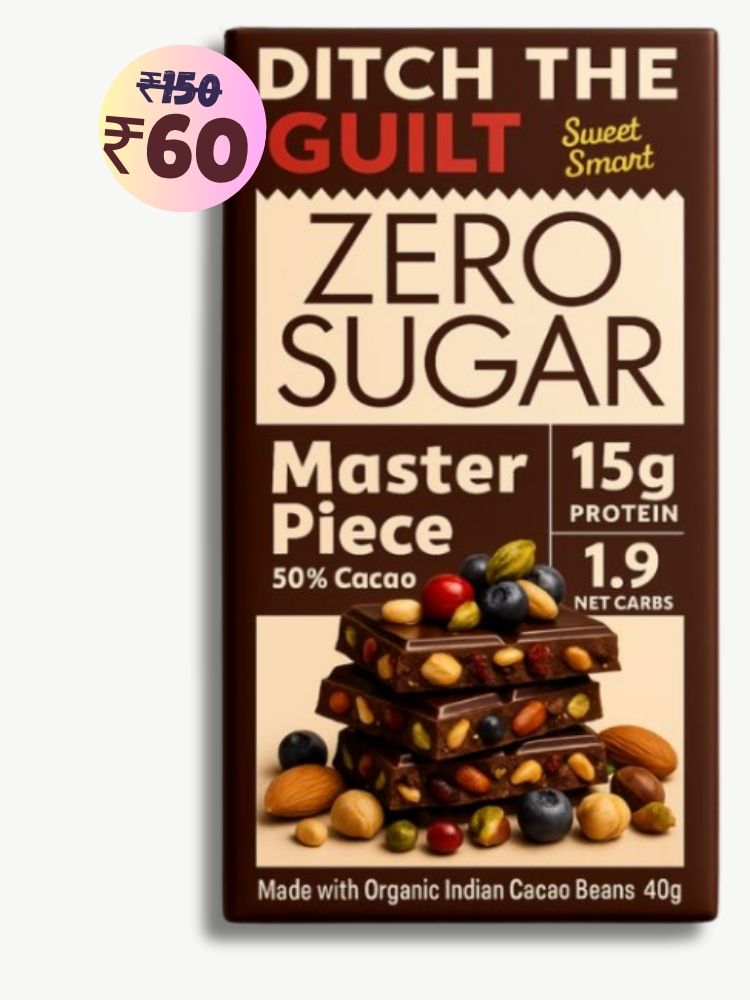 Master Piece • 15g Protein •  Sugar Free Dark Chocolate • 40g
