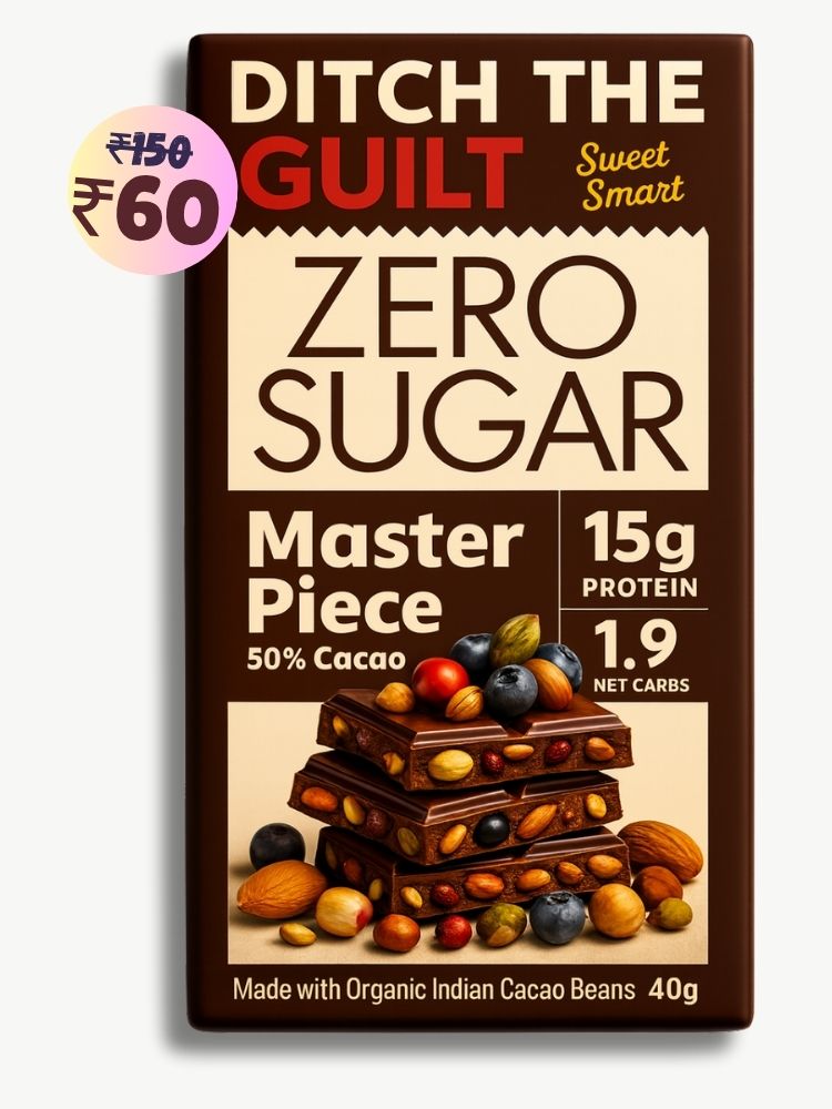 Master Piece • 15g Protein •  Sugar Free Dark Chocolate • 40g