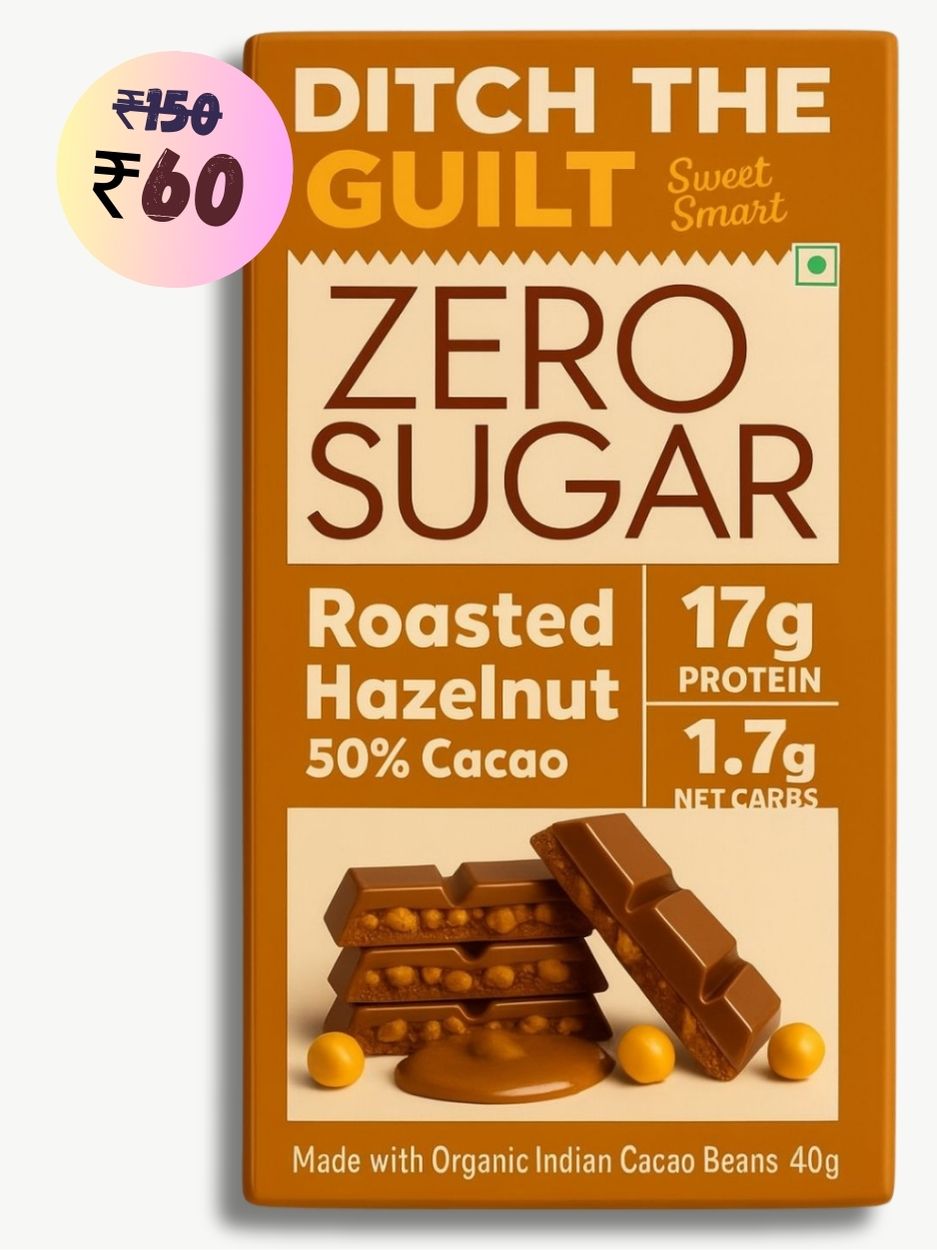 Mighty Hazelnut • 17g Protein • Sugar Free Dark Chocolate • 40g