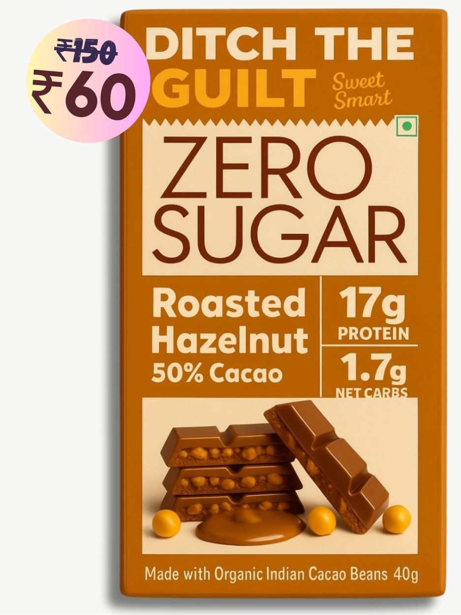 Mighty Hazelnut • 17g Protein • Sugar Free Dark Chocolate • 40g