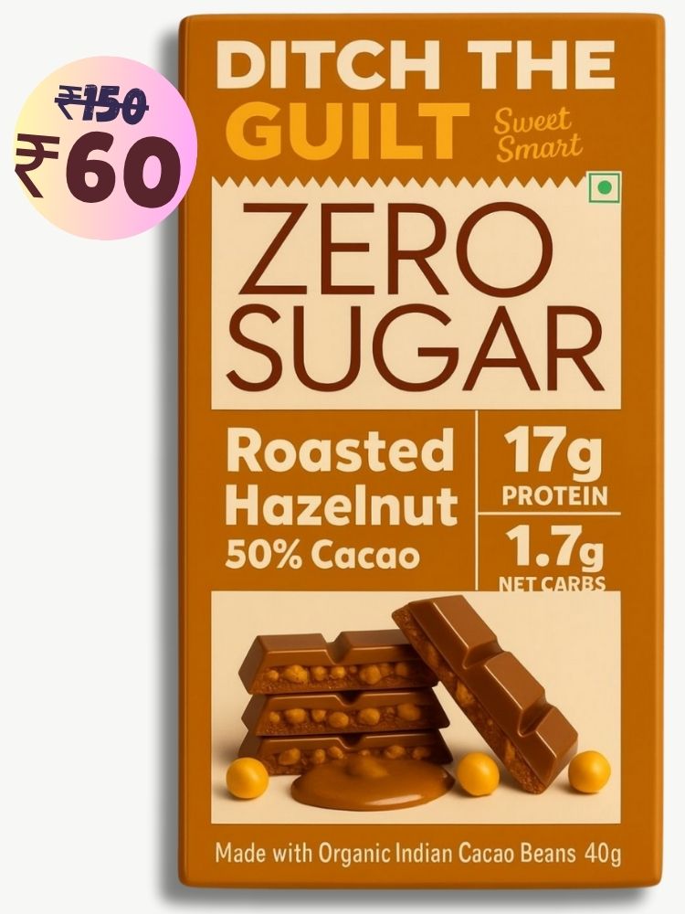 Mighty Hazelnut • 17g Protein • Sugar Free Dark Chocolate • 40g