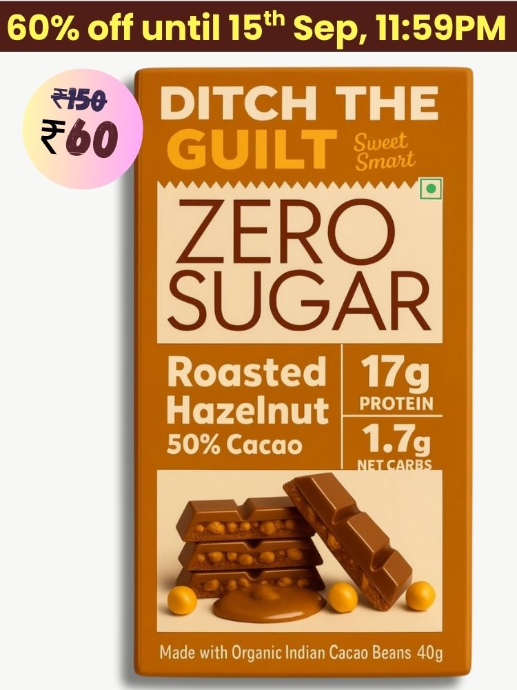 Mighty Hazelnut • 17g Protein • Sugar Free Dark Chocolate • 40g