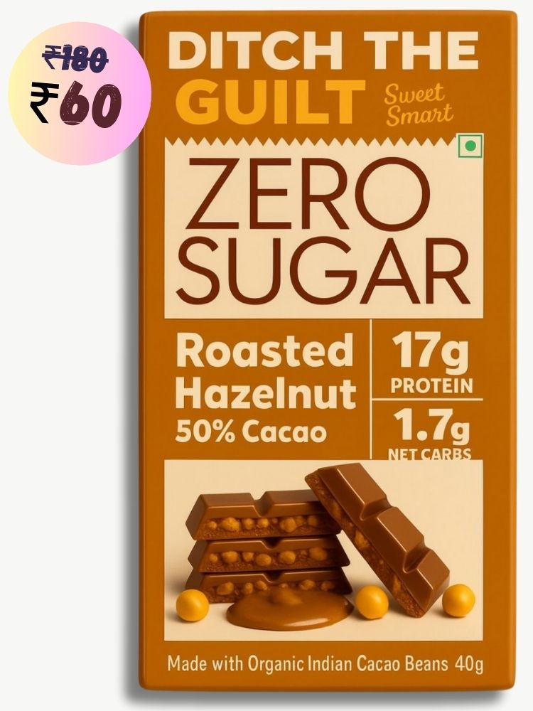 Mighty Hazelnut • 17g Protein • Sugar Free Dark Chocolate • 40g