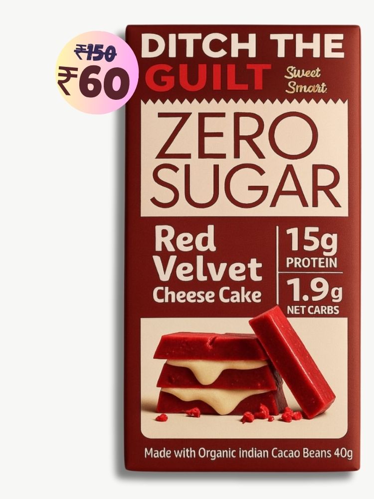 Red Velvet Cheese Cake • 15g Protein •  Sugar Free White Chocolate • 40g